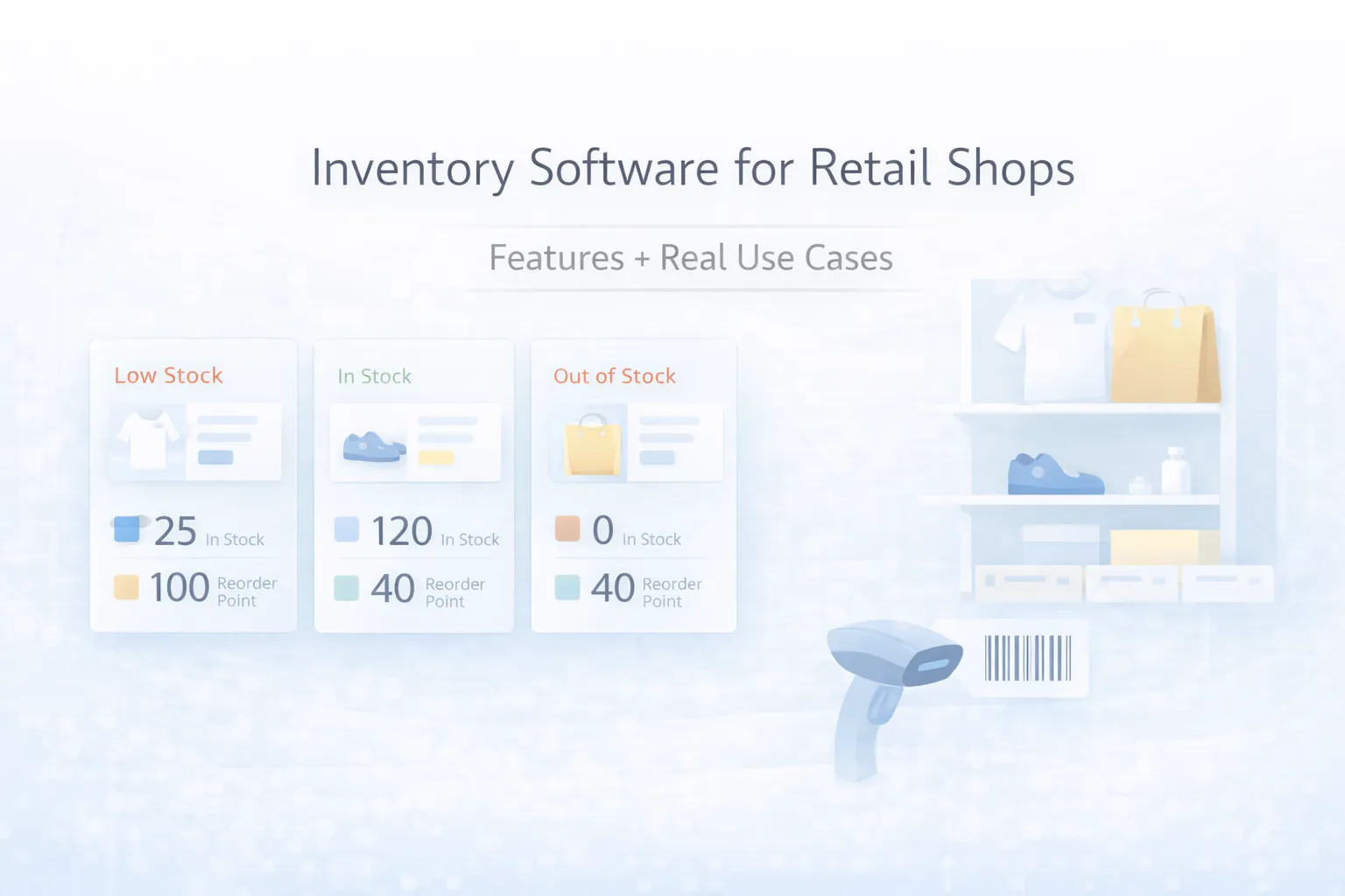 Inventory Software for Retail Shops: Features, Real Use Cases, and What to Build First