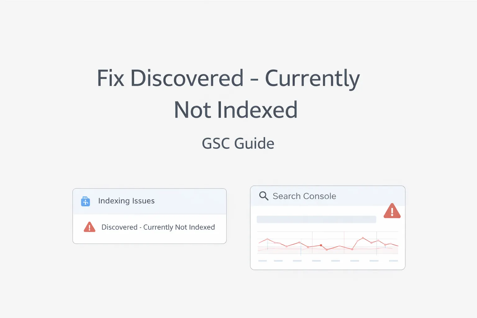 How to Fix “Discovered - Currently Not Indexed” in GSC (2026)