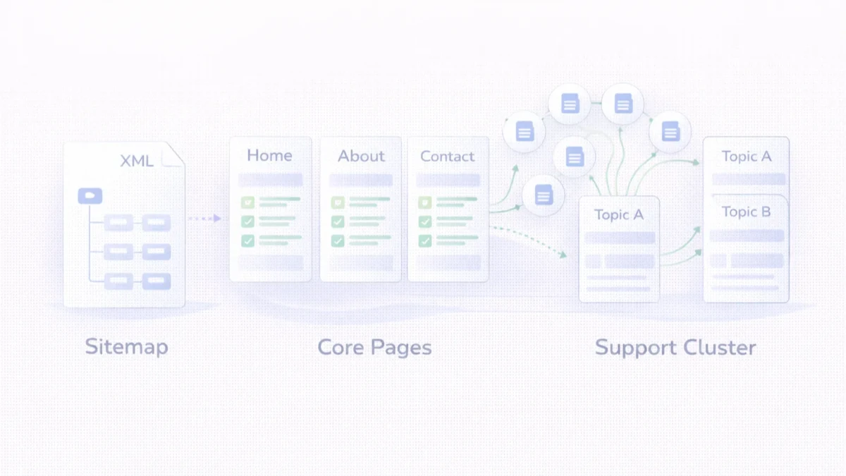 Cold start SEO infographic