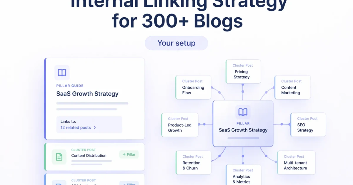 Internal Linking Strategy for 300+ Blogs (Your setup)