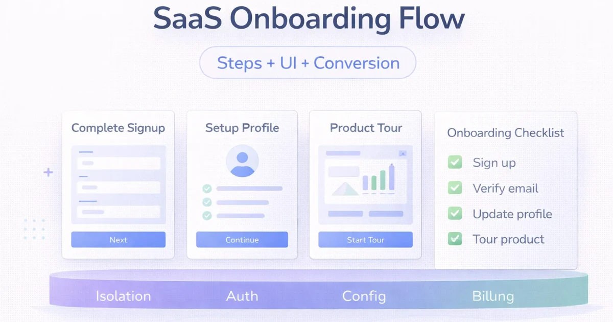 SaaS Onboarding Flow: Steps + UI + Conversion