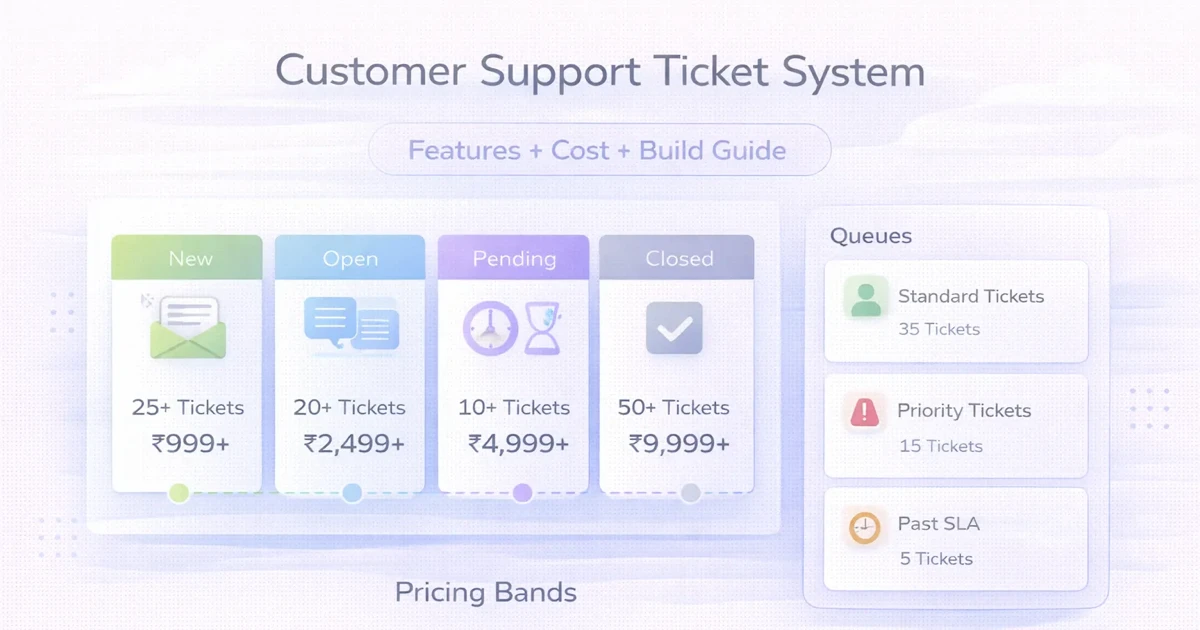 Customer Support Ticket System: Features + Cost + Build Guide