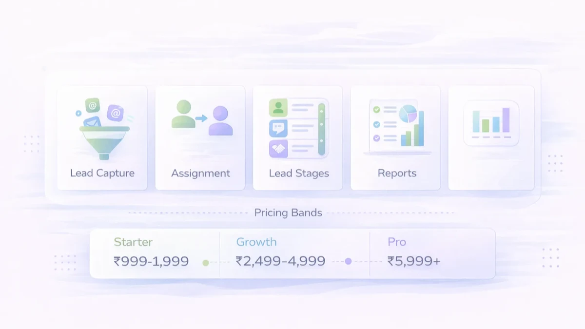 Lead management system infographic