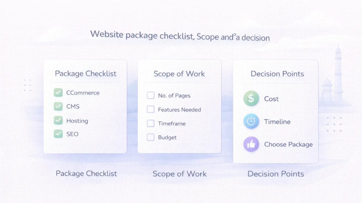 Aligarh website checklist infographic