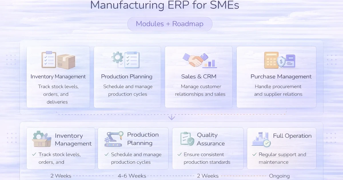 Manufacturing ERP cover