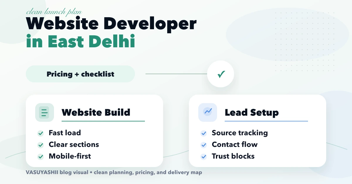 Website Developer in East Delhi (2026)