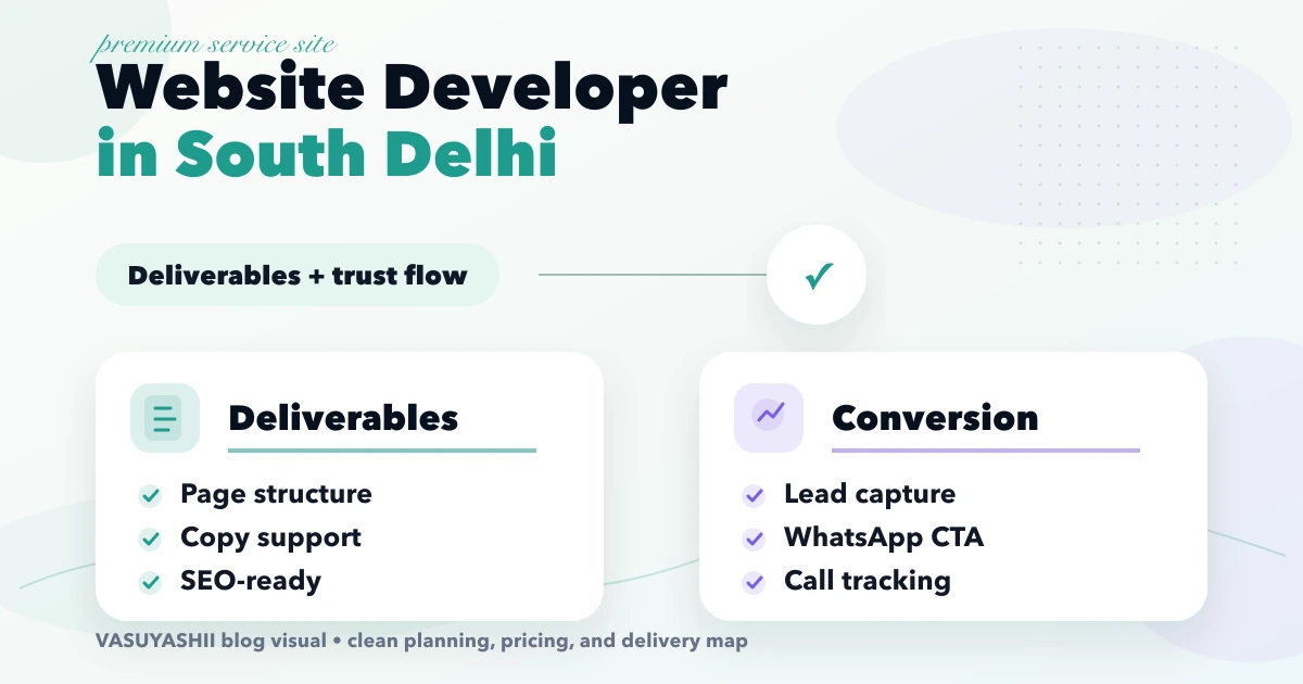 Website Developer in South Delhi (2026)