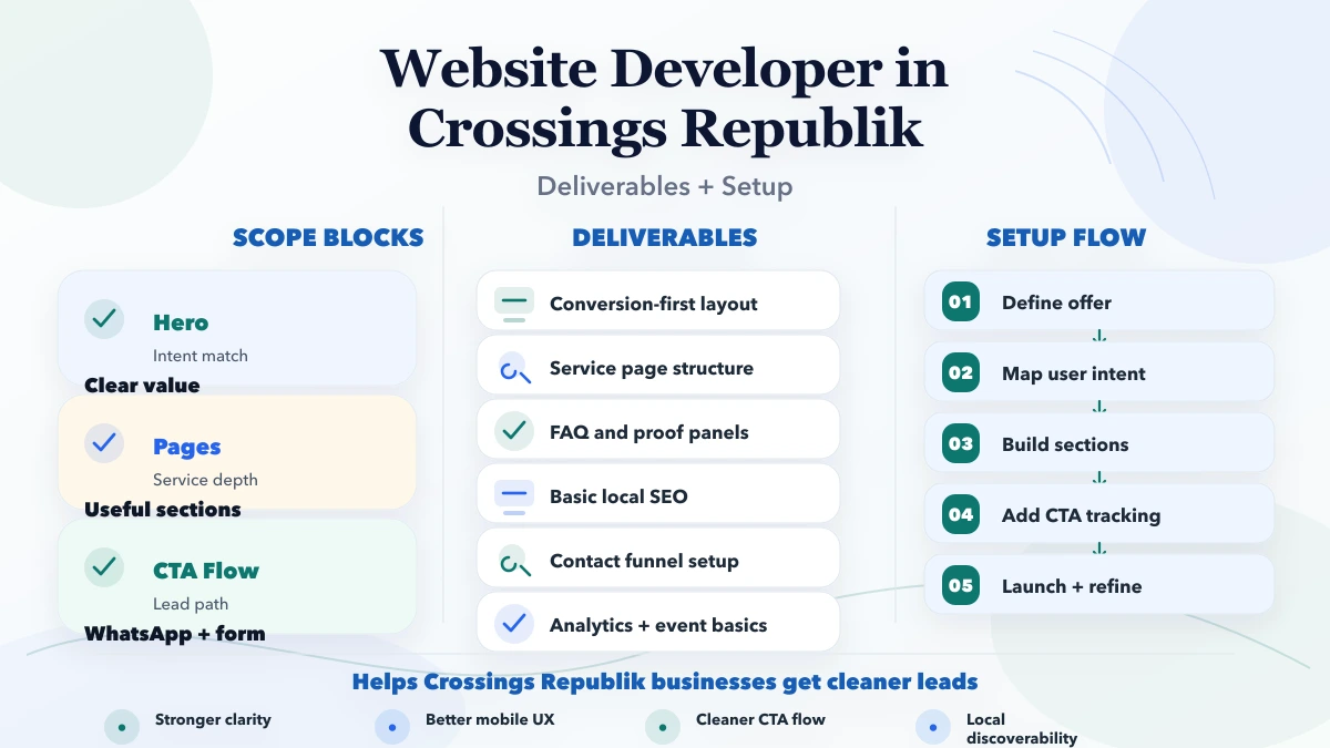 Website Developer in Crossings Republik 2026 infographic