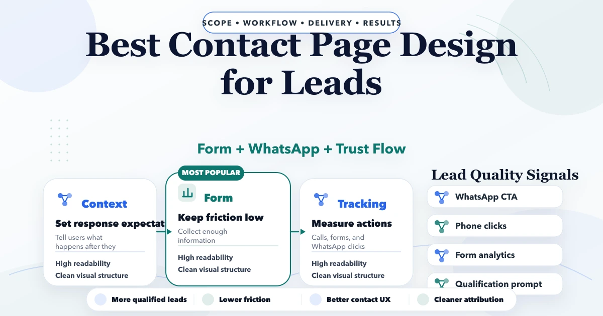 Best “Contact” Page Design for Leads