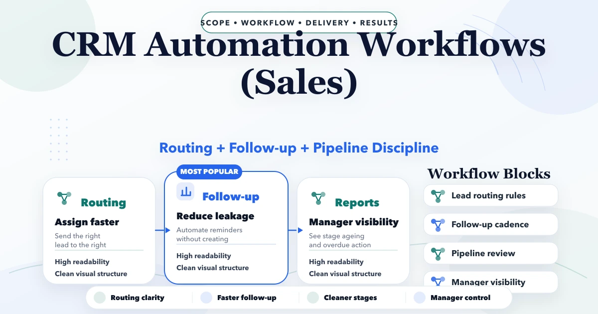 CRM Automation Workflows (Sales)