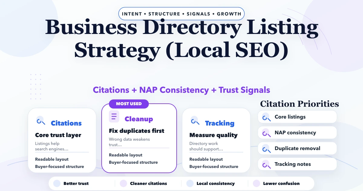 Business Directory Listing Strategy (Local SEO)