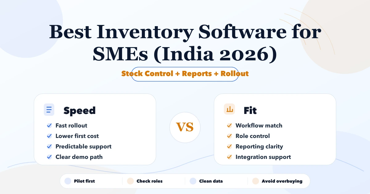 Best Inventory Software for SMEs (India 2026)