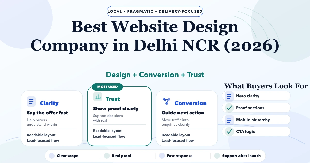 Best Website Design Company in Delhi NCR (2026)