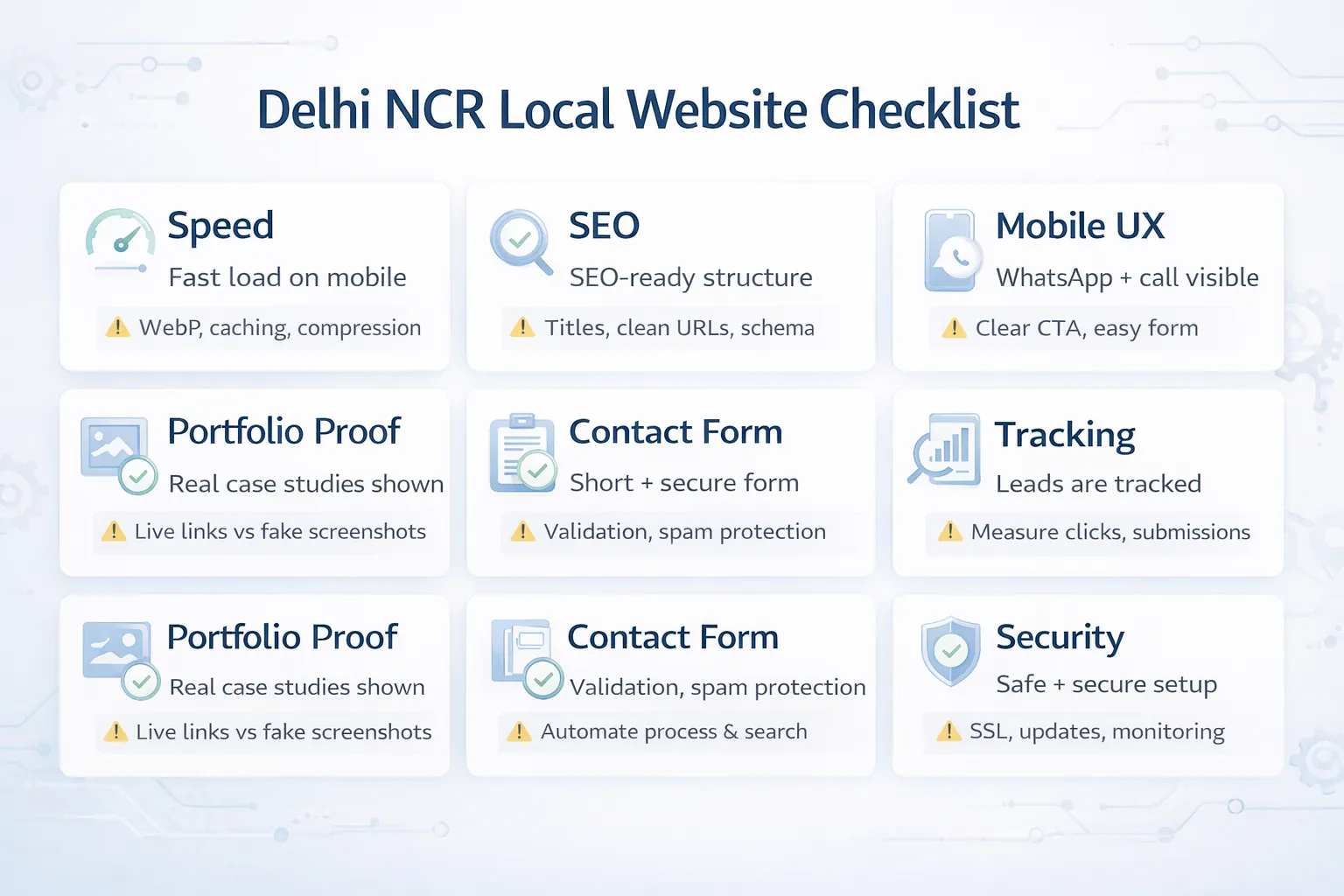 Local Website Checklist