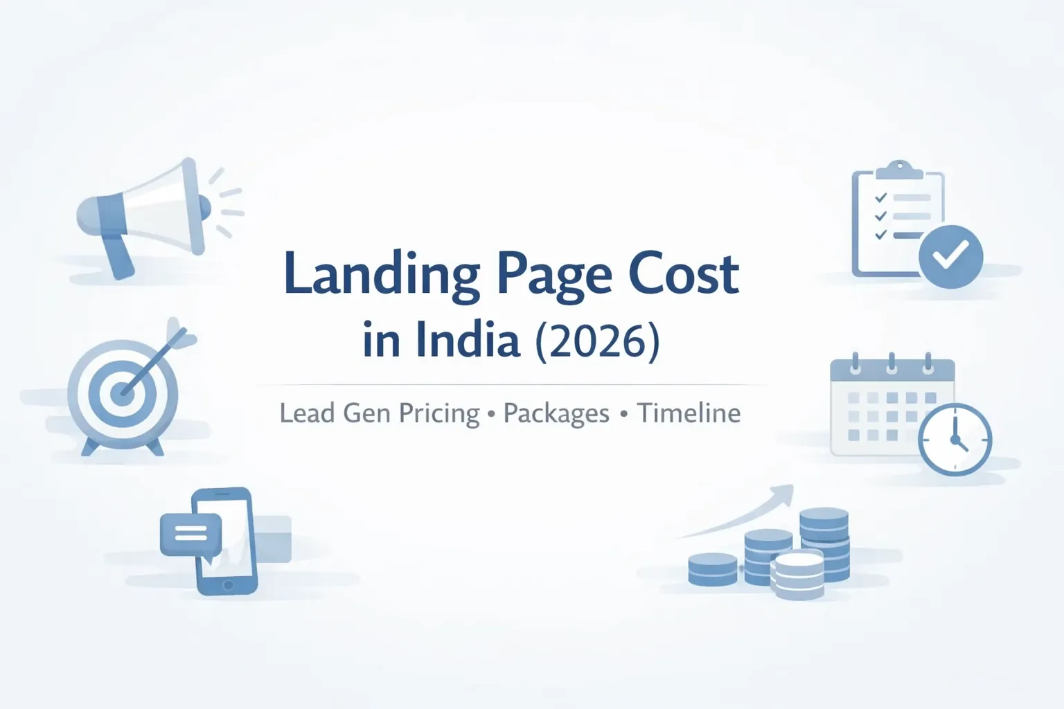 Landing Page Cost in India (2026): Lead Generation Pricing, Packages, Timeline & What You Get