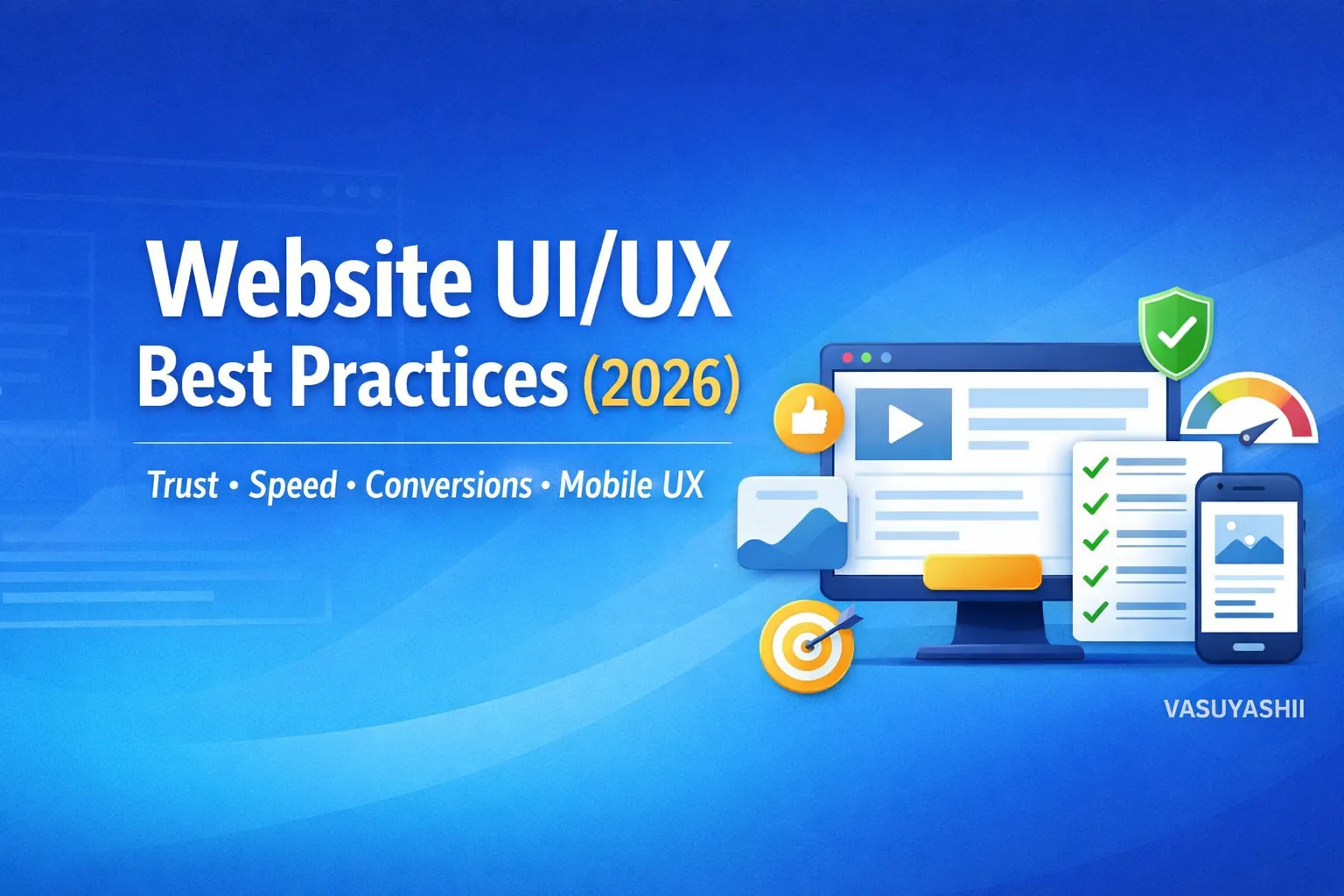 Website UI/UX Best Practices (2026): Design Rules That Increase Trust, Speed & Conversions
