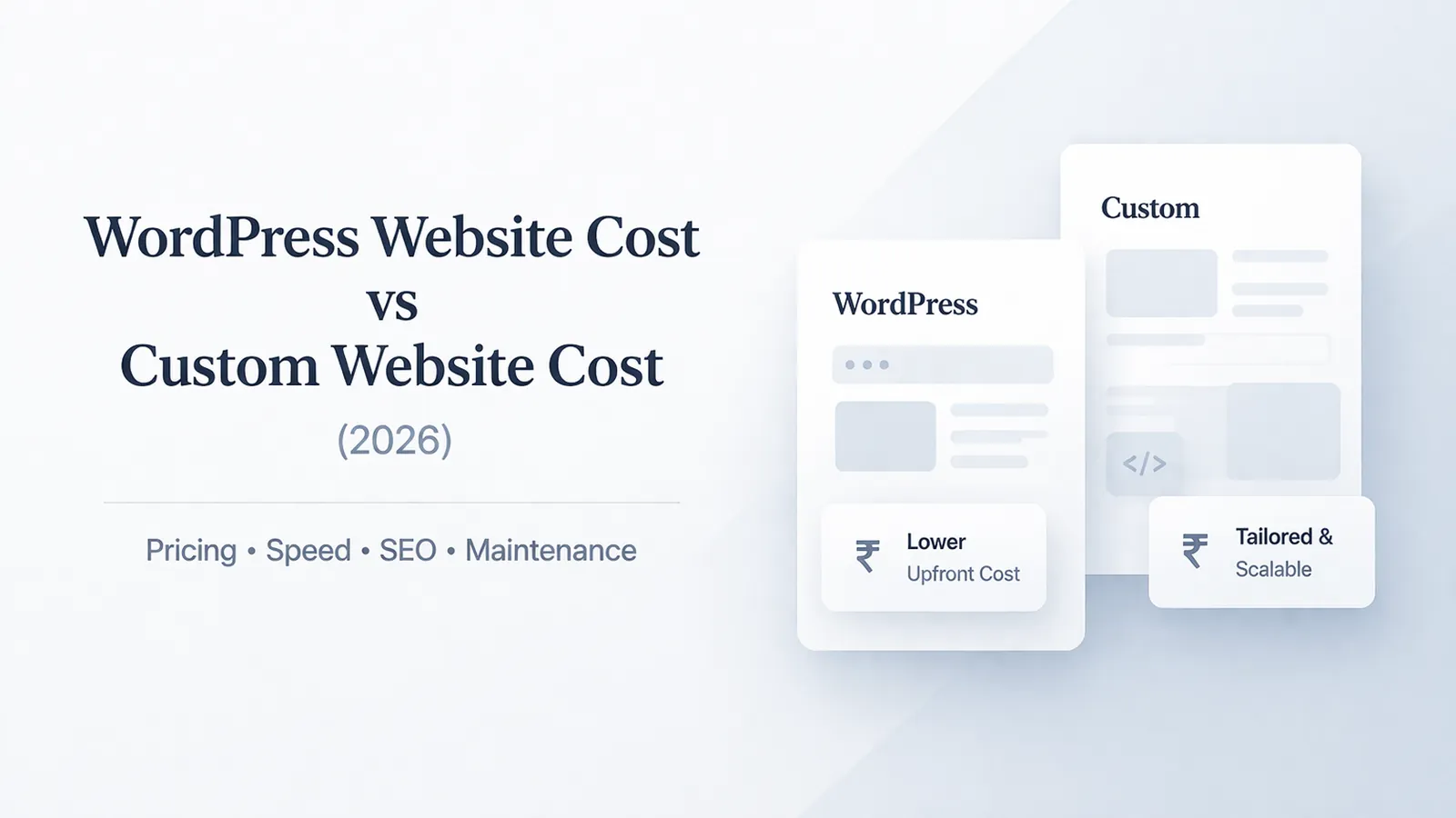 What Increases Website Cost? Pages, CMS, Integrations, Speed, and SEO Explained (2026)