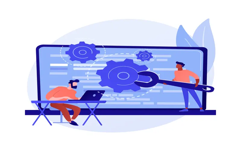 System integration diagram illustration