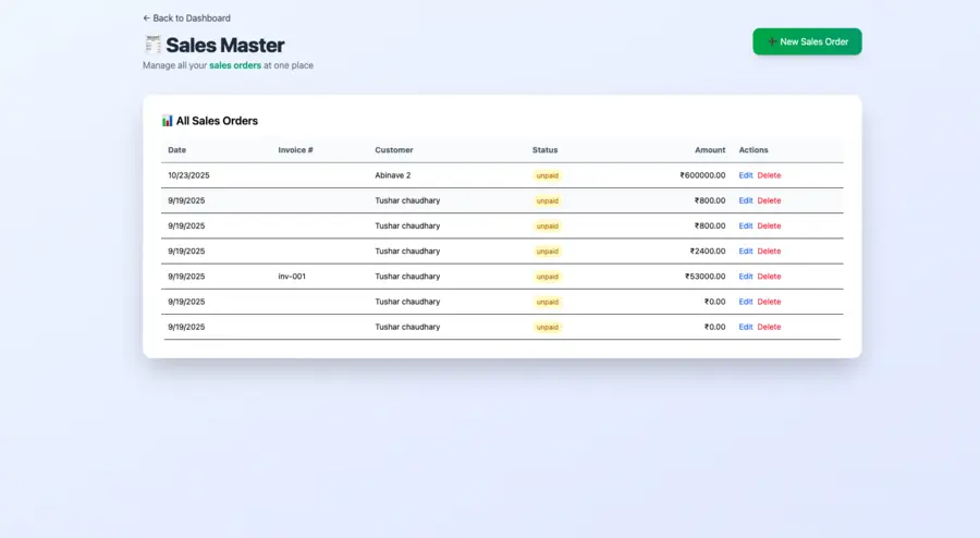 Inventory software screenshot 5
