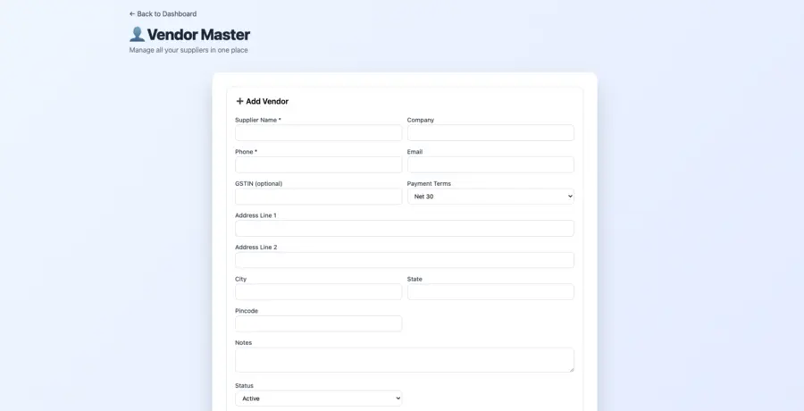 Inventory software screenshot 6